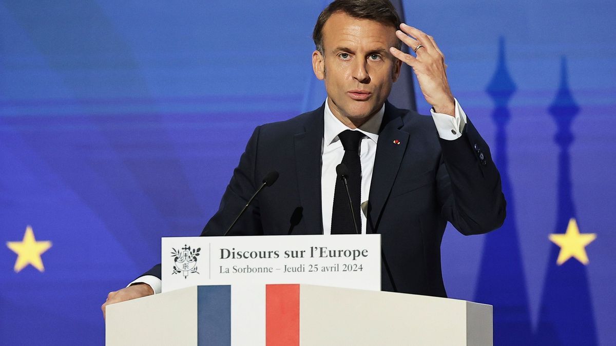 Der französische Präsident Emmanuel Macron warnt Europa vor Russland.