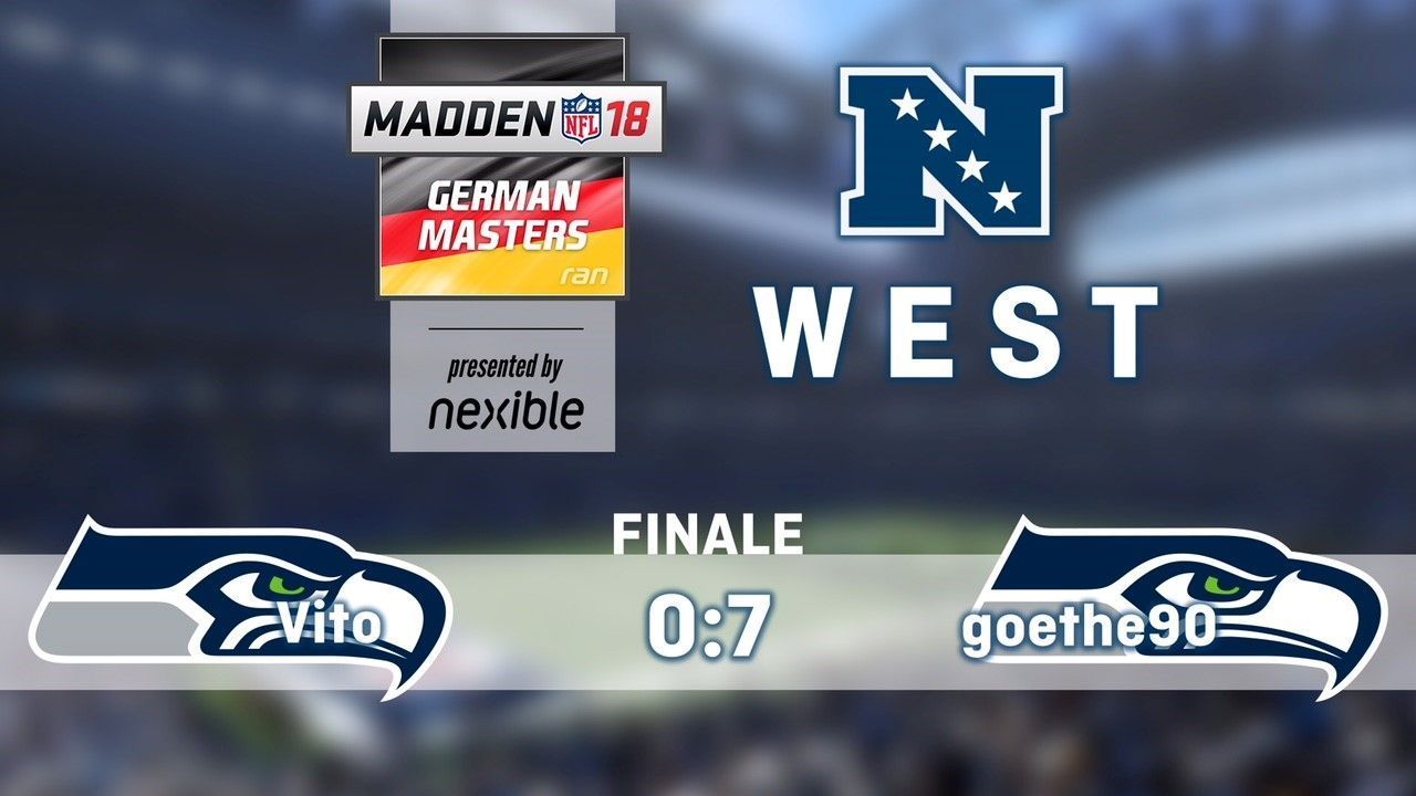 
                <strong>NFC West-Gewinner</strong><br>
                Martin "goethe90" Grünnagel hat die letzte Chance in der NFC genutzt und sich für die Finalspiele der MADDEN NFL 18 German Masters qualifiziert. Gegen "Vito" setzte er sich in einer punktearmen Partie mit 7:0 durch.
              