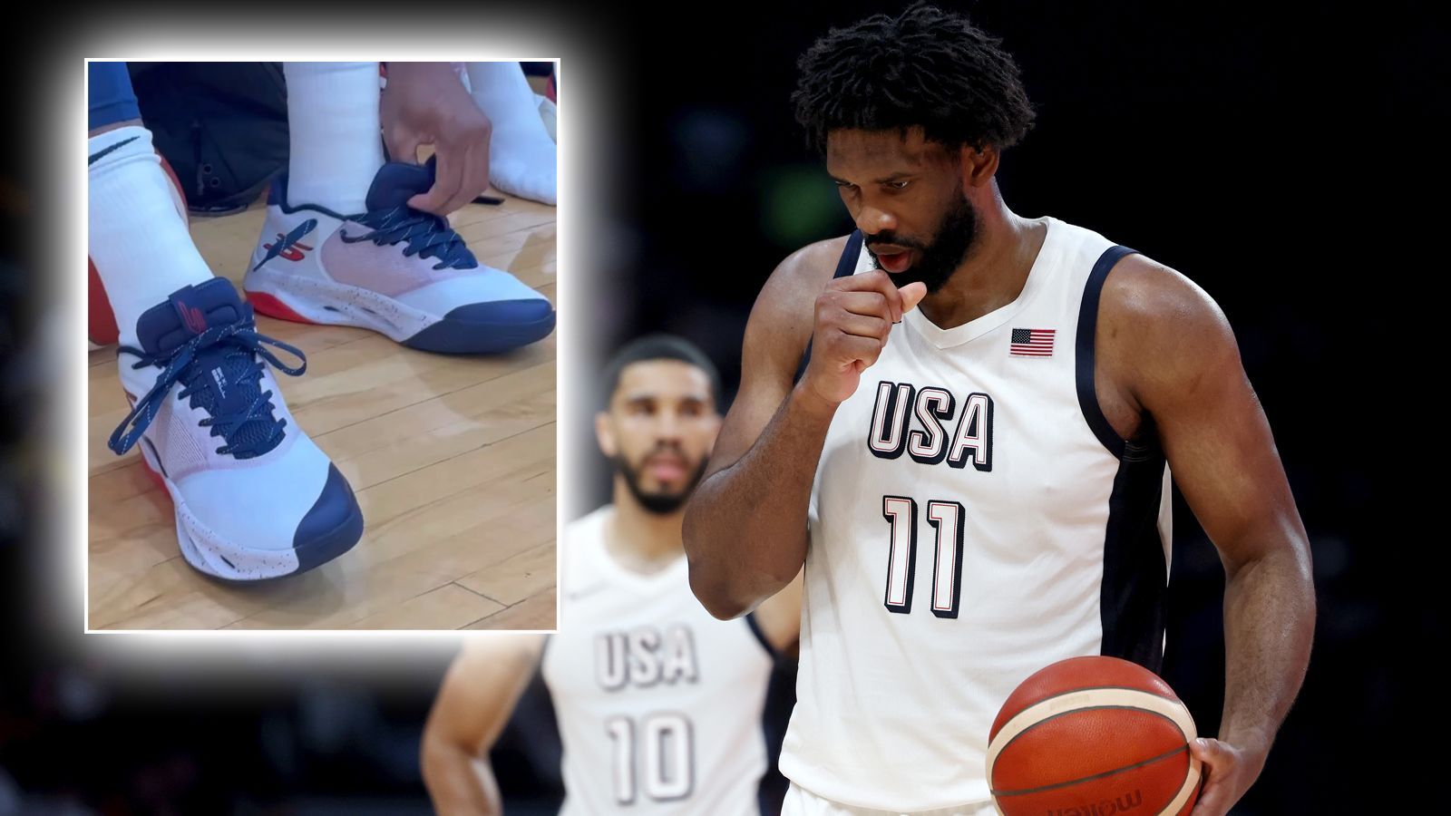 <strong>Joel Embiid</strong><br>Modell: Skechers SKX Float