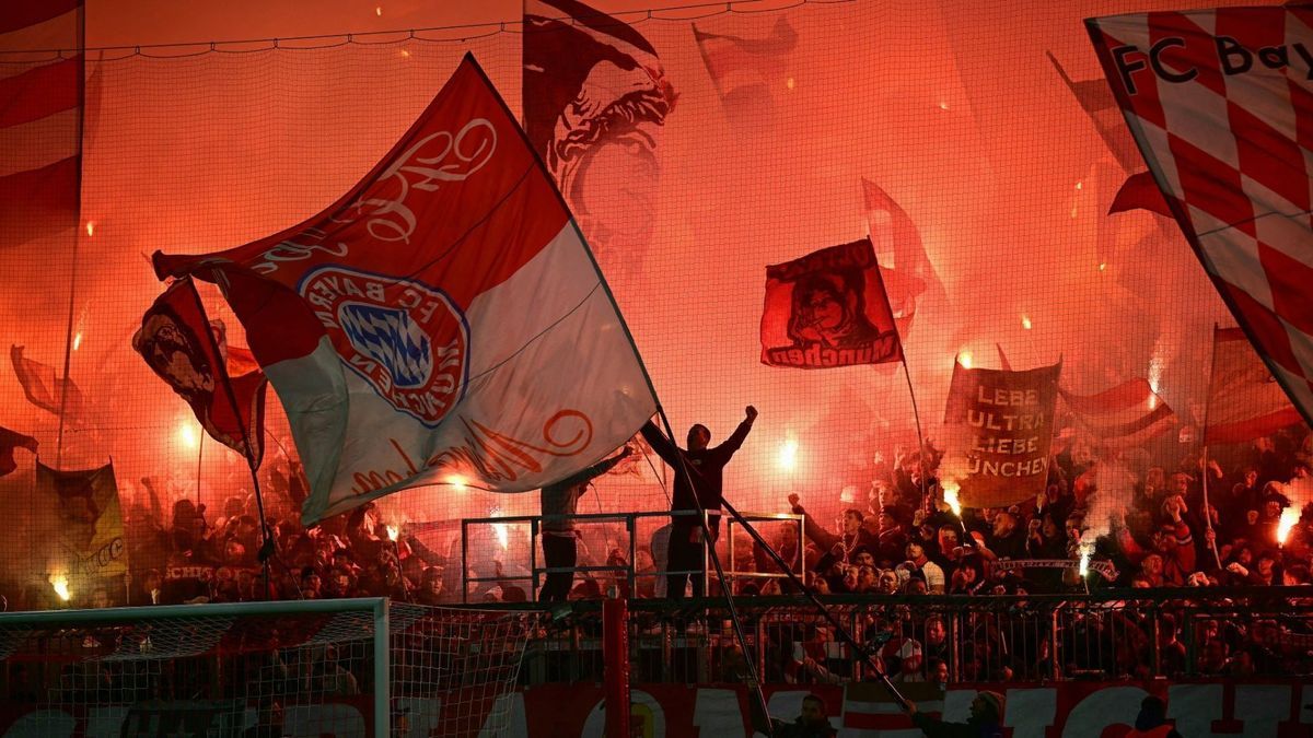 Münchner Fans in der Vorwoche