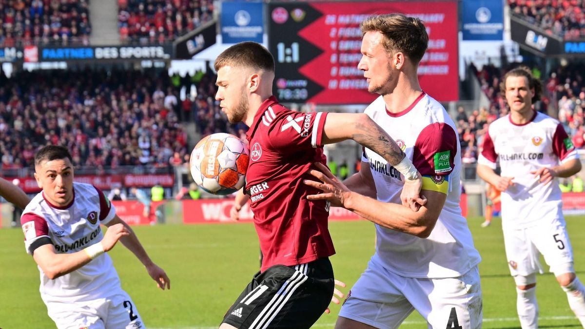 Nürnberg und Dresden trennen sich 1:1