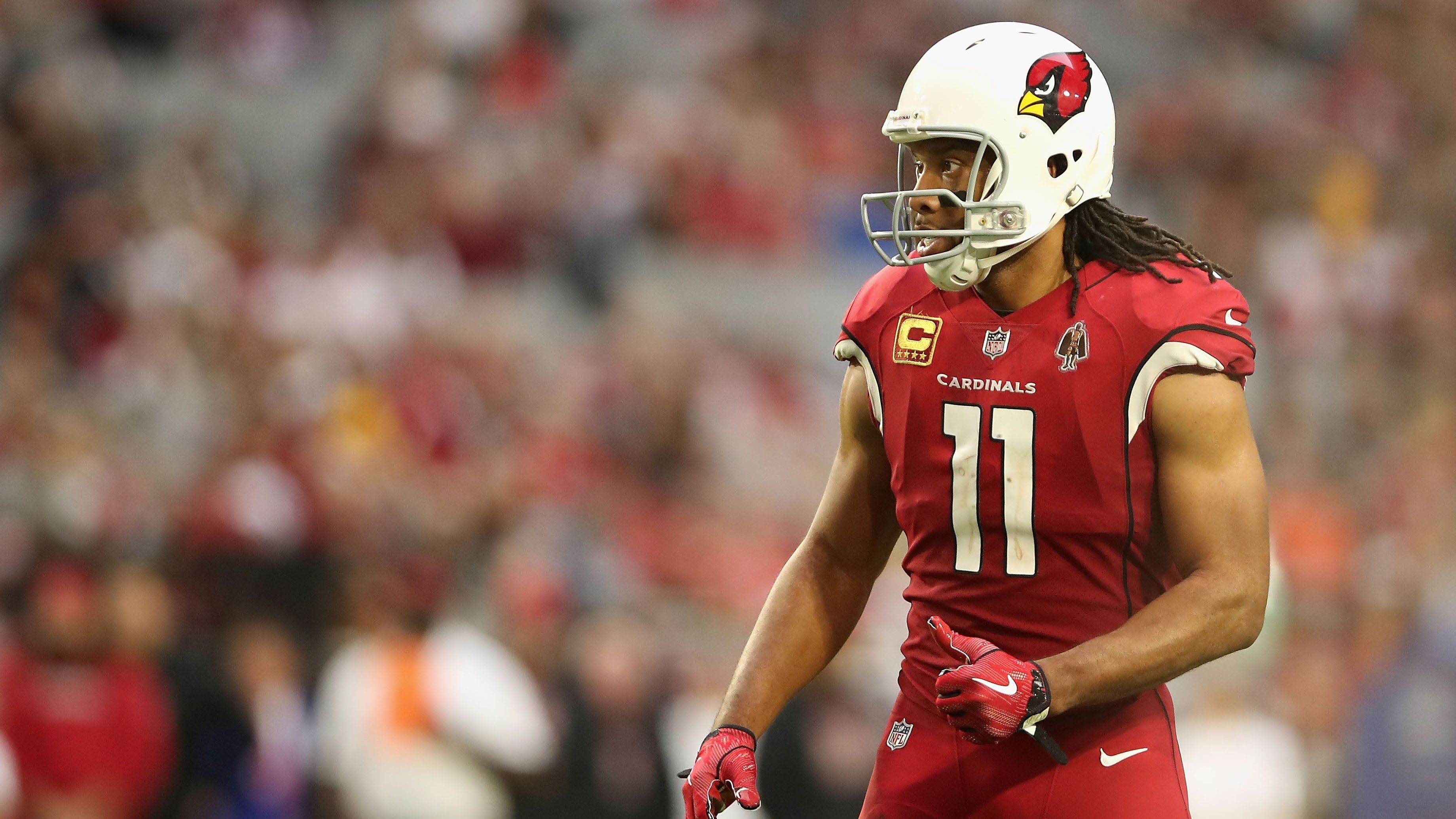 <strong>Larry Fitzgerald (Arizona Cardinals)</strong><br>Position: Wide Receiver<br>Jahr: 2018<br>Gegner: Los Angeles Rams