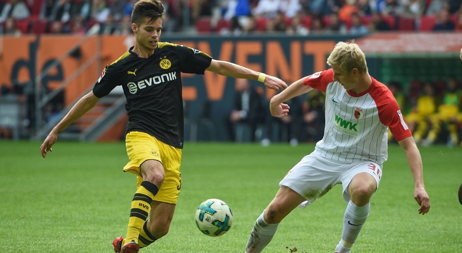 
                <strong>Julian Weigl</strong><br>
                Sorgt für einen genauen, flüssigen Dortmunder Spielaufbau. Viel am Ball und meist mit der richtigen Idee. Heute ohne Abschluss, aber mit seinem Wundertor gegen Gladbach hat Weigl seine Quote ohnehin schon übertroffen. ran-Note: 3
              