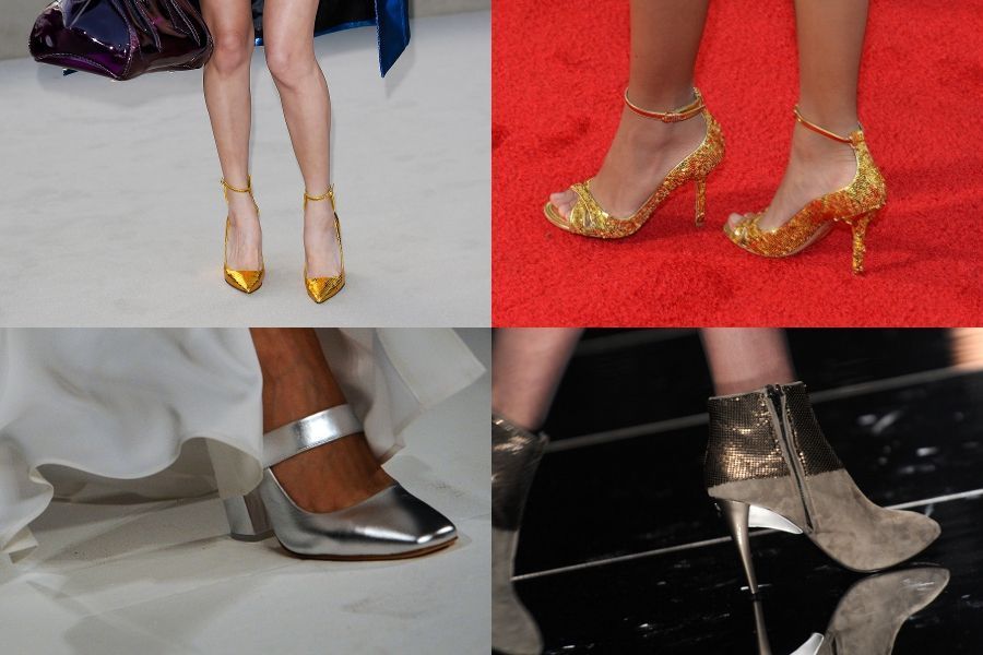 Schuh-Trend 2013: Metallic-Look mit Glanz-Effekten
