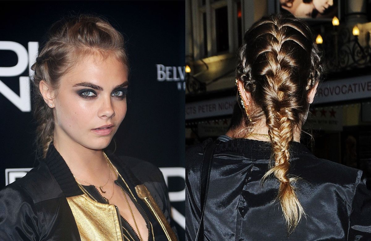 Collage mit Cara Delevingne