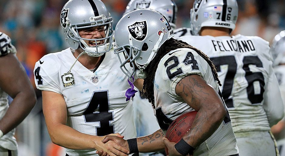 
                <strong>Platz 9 in der AFC: Oakland Raiders (6-8)</strong><br>
                Week 16: at Philadelphia EaglesWeek 17: at Los Angeles ChargersDie Raiders befinden sich mit den Chiefs und den Chargers im Kampf um die Spitze der AFC West.
              