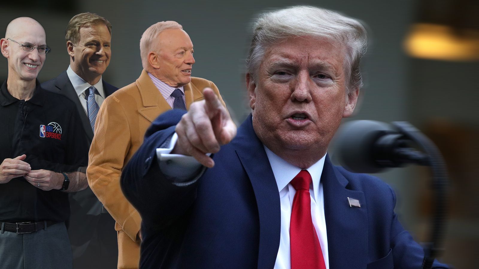 
                <strong>Top-Funktionäre des US-Sports: Trumps Beraterteam soll Corona-Krise lösen</strong><br>
                Sport und Wirtschaft leiden aktuell stark unter der Corona-Krise. Um beide Seiten wieder auf den richtigen Weg zu bringen, hat US-Präsident Donald Trump ein über 200-köpfiges Berater-Team aufgestellt. Darunter sind führende Köpfe des US-Sports, sämtliche Commissioner der großen Sport-Ligen und einige Team-Eigentümer. Trump will sich nun täglich mit Mitgliedern seiner neuen Task-Force austauschen. "Wir brauchen unseren Sport zurück! Ich habe es satt, Baseball-Spiele zu gucken, die 14 Jahre alt sind", so Trump. Dafür nimmt er sogar in Kauf, mit Unternehmern wie Mavericks-Eigentümer Mark Cuban zu arbeiten, der sich in der Vergangenheit als klarer Gegner von Trumps Politik positioniert hat. ran.de zeigt euch die 14 bestätigten Task-Force-Mitglieder der Sport-Welt im Überblick. 
              