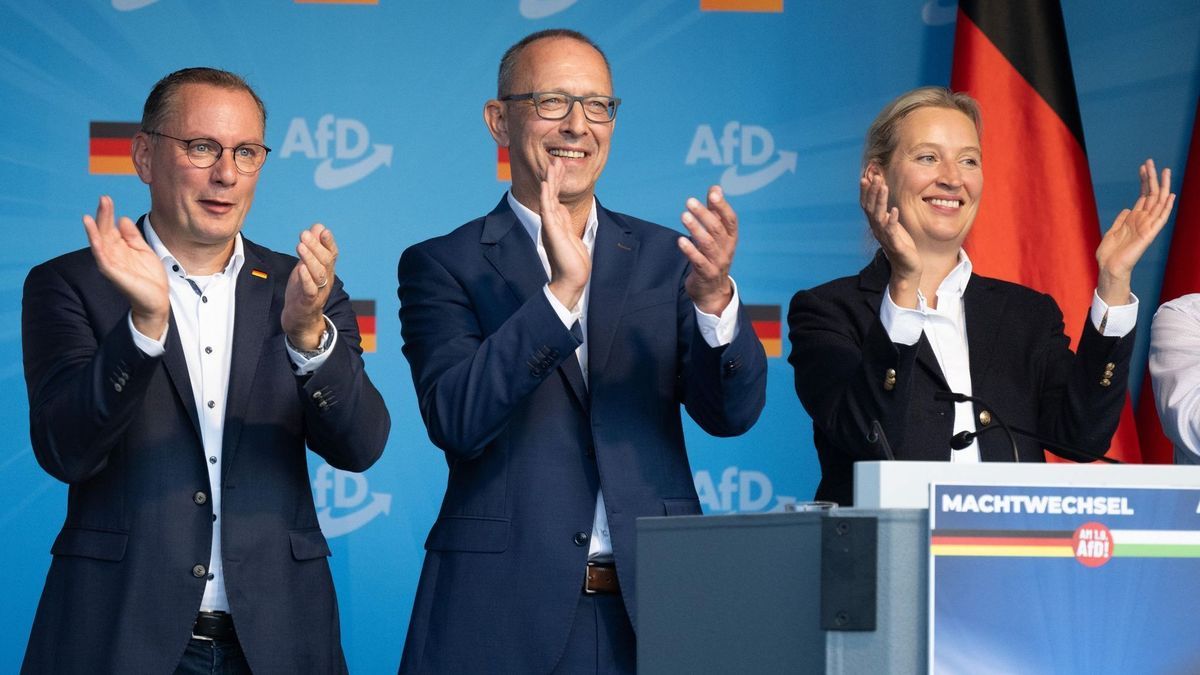 Wahlkampfveranstaltung AfD Sachsen