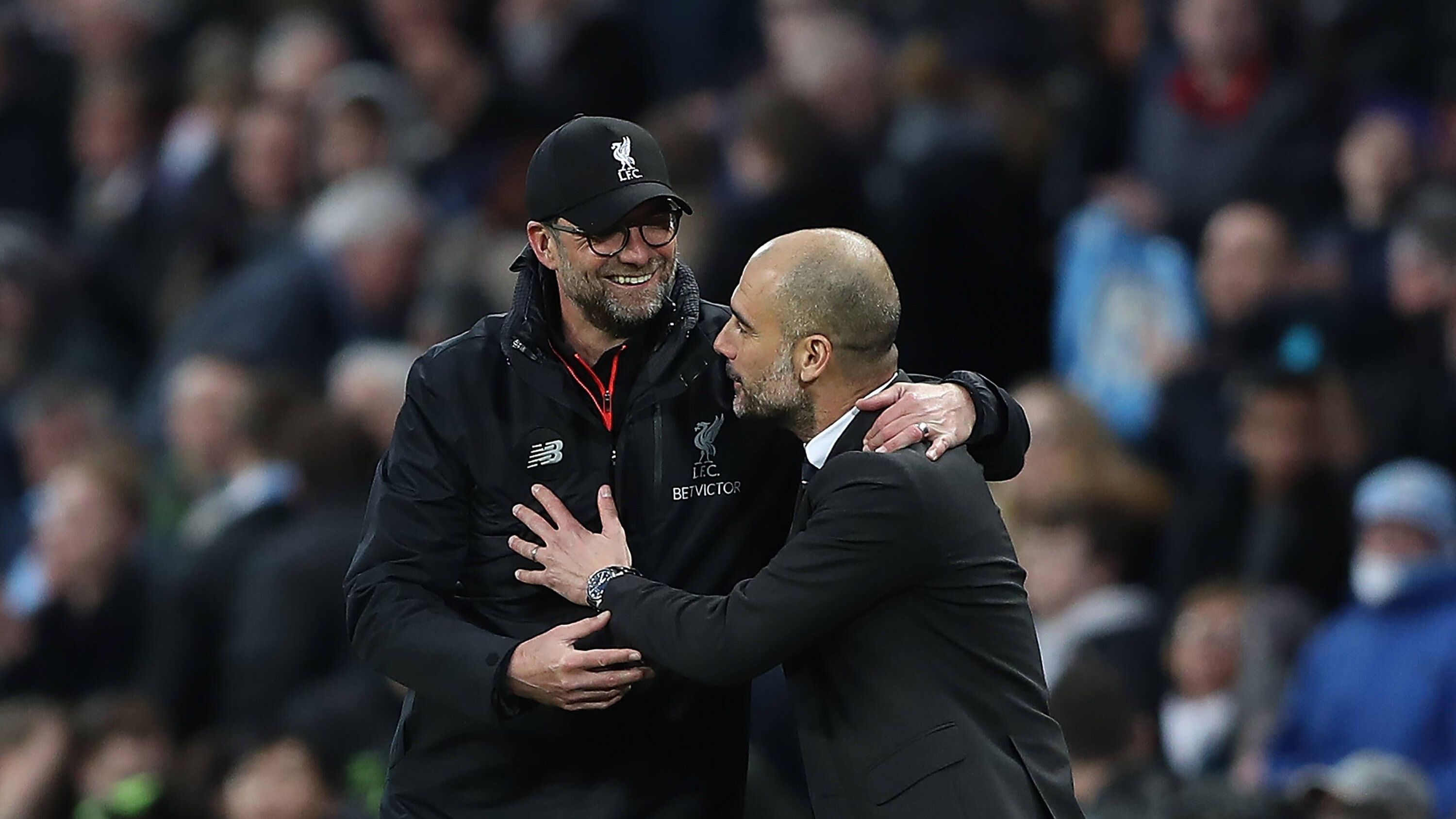 <strong>9. September 2017: Wiedersehen mit Pep</strong><br>Pep Guardiola übernimmt Manchester City. Beim ersten Wiedersehen in der Premier League demütigt der City Liverpool mit 5:0. Im Viertelfinale der Champions League wenige Monate später gelingt Klopp die Revanche.