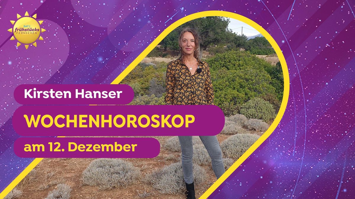 Wochenhoroskop ab dem 12.12.2022