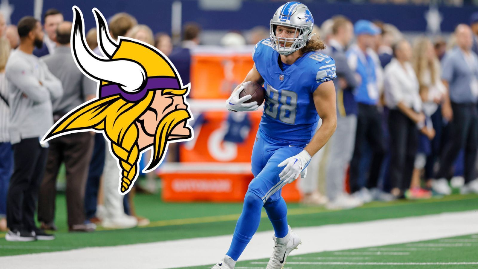 
                <strong>T.J. Hockenson (Tight End)</strong><br>
                Die Minnesota Vikings erhalten: TE T.J. Hockenson, 4th Round Pick 2023, Conditional 4th Round Pick 2024Die Detroit Lions erhalten: 2023 2nd Round Pick, 2024 3rd Round Pick
              