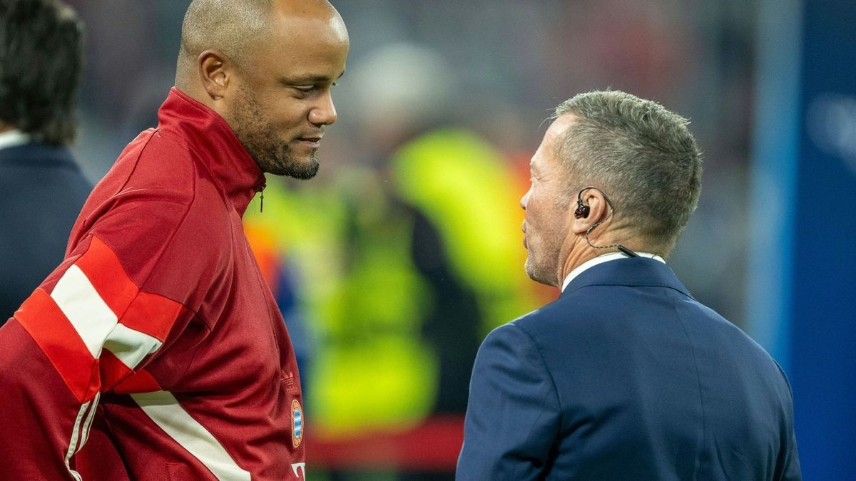 Vincent Kompany (l.) und Lothar Matthäus