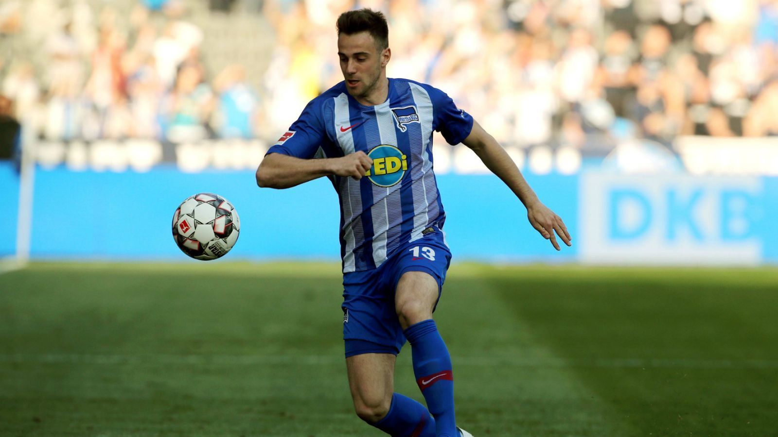 
                <strong>Platz 1: Lukas Klünter (Hertha BSC)</strong><br>
                35,4 km/h
              