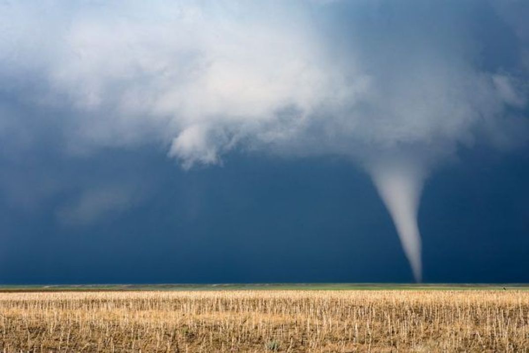 Solange Tornados auf freien Feldern bleiben, sind sie atemberaubende Spektakel.