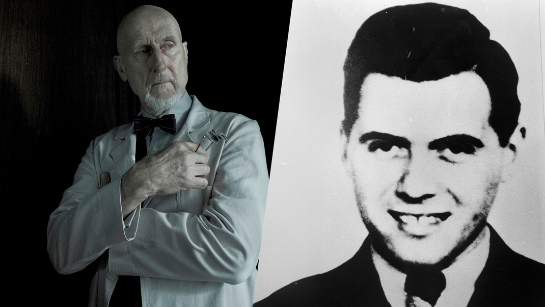 Die Rolle des Dr. Arthur Arden (James Cromwell, links) in der zweiten AHS-Staffel "Asylum" soll an den berüchtigten NS-Arzt Dr. Josef Mengele angelehnt sein.