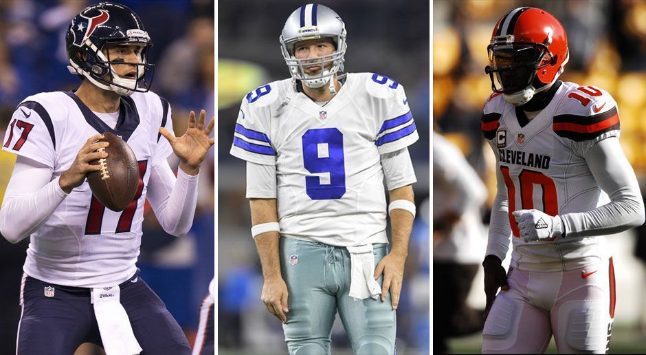 
                <strong>Verlierer: Quarterbacks </strong><br>
                Die Quarterbacks sind bislang die Verlierer der Free-Agency-Phase. Brock Osweiler, den die Texans einst als Hero feierten, wurde zu den Cleveland Browns getraded - für einen Zweitrunden-Draft-Pick. Doch auch die könnten Gerüchten zufolge den Quarterback wieder traden oder entlassen. Tony Romos Zukunft ist immer noch unsicher und auch Robert Griffin und Colin Kaepernick scheinen einfach nicht unterzukommen.
              