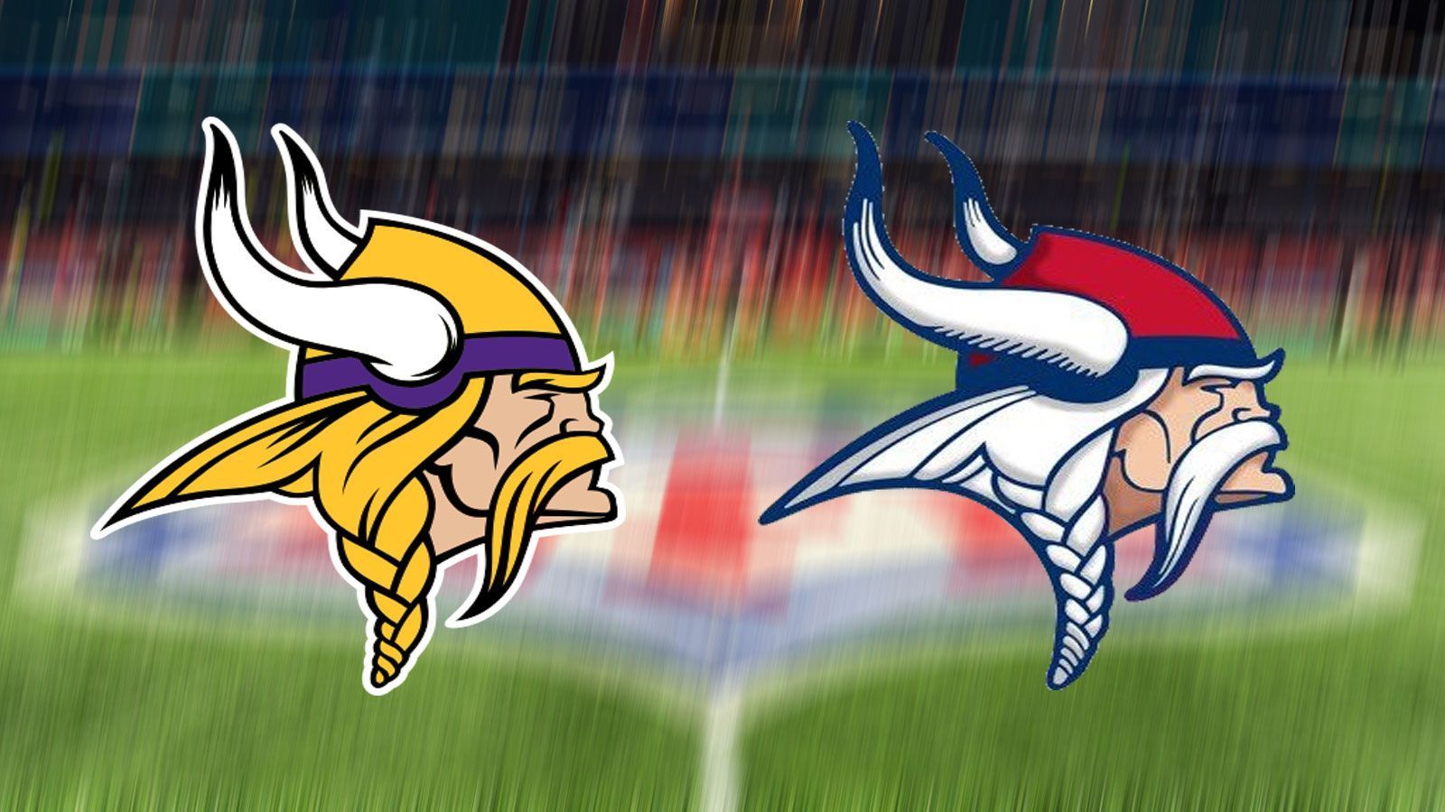 
                <strong>North Mecklenburg Vikings (High-School-Team)</strong><br>
                Heimat: Huntersville, North CarolinaÄhnliches NFL-Logo: Minnesota Vikings (l./ aus Minneapolis, Minnesota)
              
