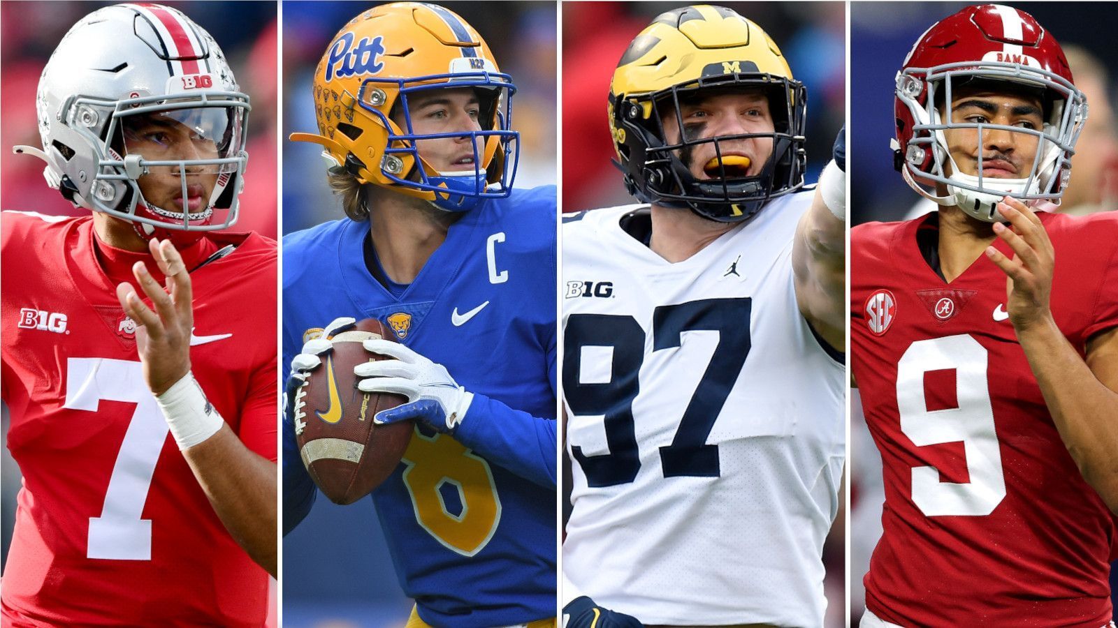 
                <strong>Das sind die vier Finalisten der Heisman Trophy 2021</strong><br>
                Lamar Jackson, Derrick Henry, Cam Newton: Sie alle haben die begehrte Heisman Trophy gewonnen, den Preis für den besten College-Football-Spieler. Am Samstag wird die Auszeichnung in New York vergeben. Im letzten Jahr triumphierte Wide Receiver DeVonta Smith, der in der NFL bei den Philadelphia Eagles untergekommen ist. Doch wer war der beste College-Spieler in dieser Saison? Erstmals seit 1997 könnte ein Defensiv-Akteur die Trophäe gewinnen. ran stellt die Finalisten vor.
              