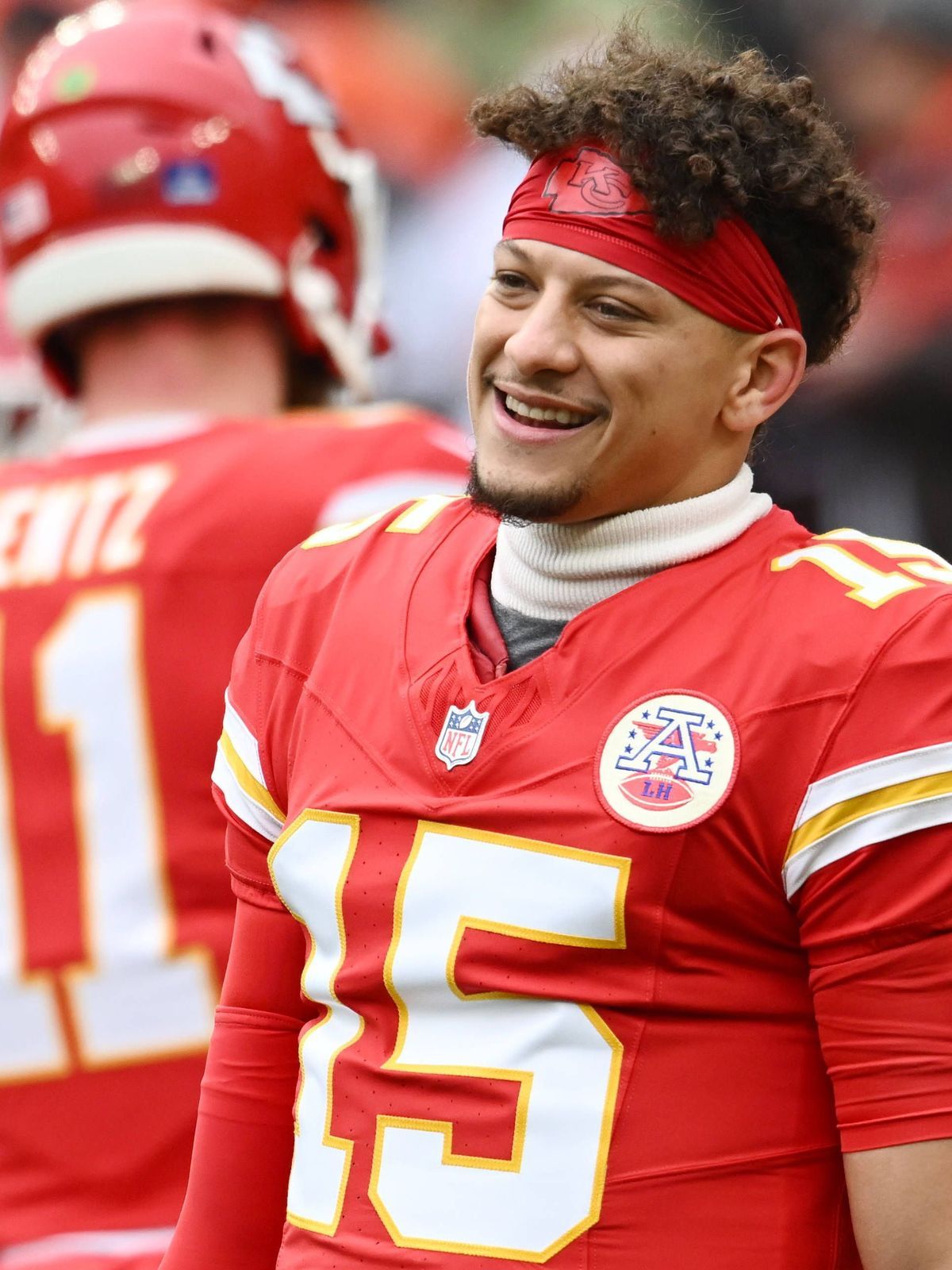 Sport Themen der Woche KW50 Sport Bilder des Tages NFL, American Football Herren, USA Kansas City Chiefs at Cleveland Browns Dec 15, 2024; Cleveland, Ohio, USA; Kansas City Chiefs quarterback Patri...