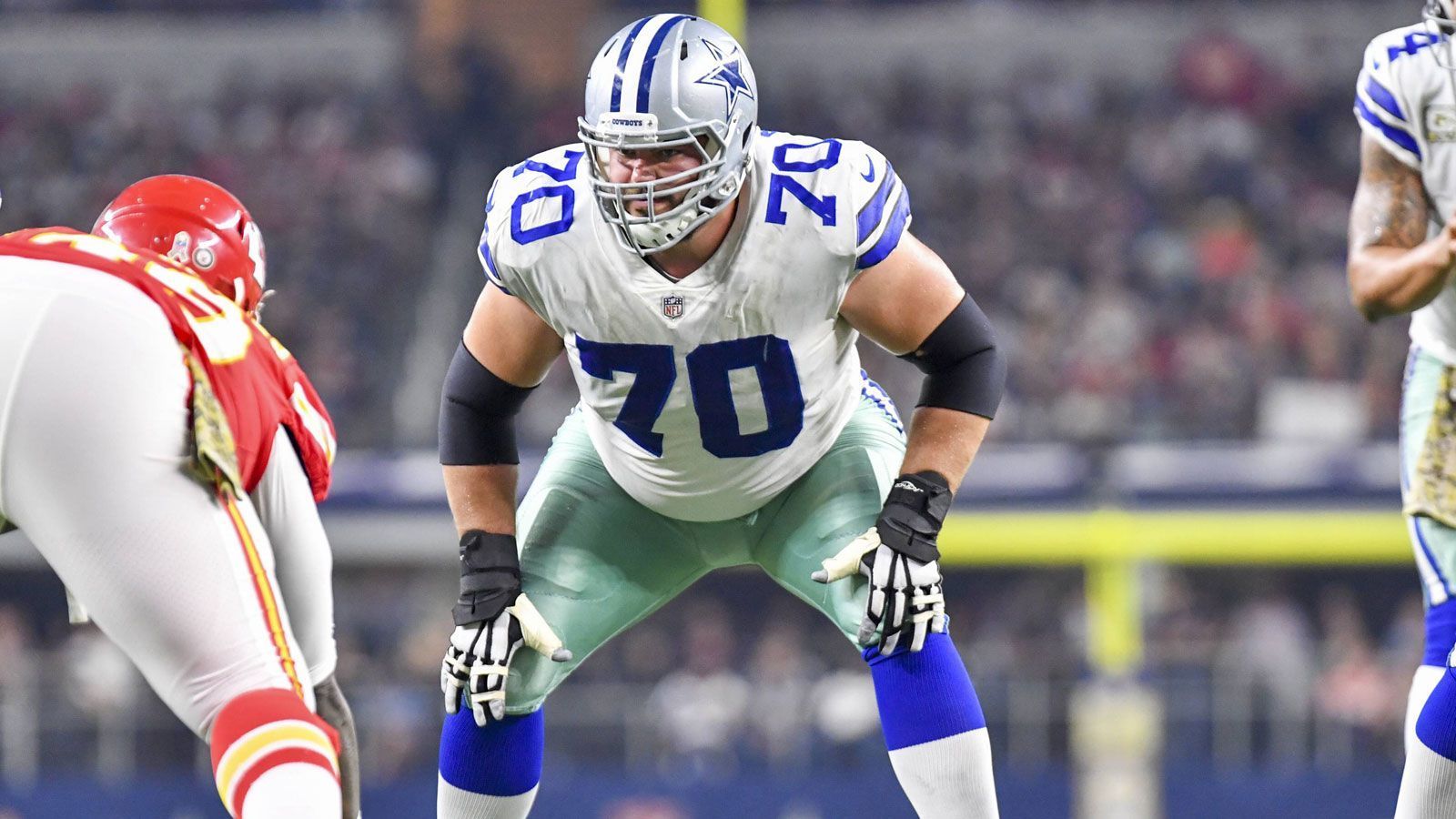 <strong>70: Zack Martin</strong><br>Team: Dallas Cowboys<br>Position: Offensive Guard<br>Erfolge: sechsmaliger First Team All-Pro, achtmaliger Pro Bowler<br>Honorable Mention: Sam Huff
