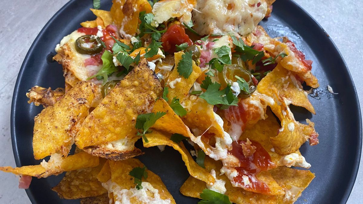 Loaded Nachos aus dem Airfryer