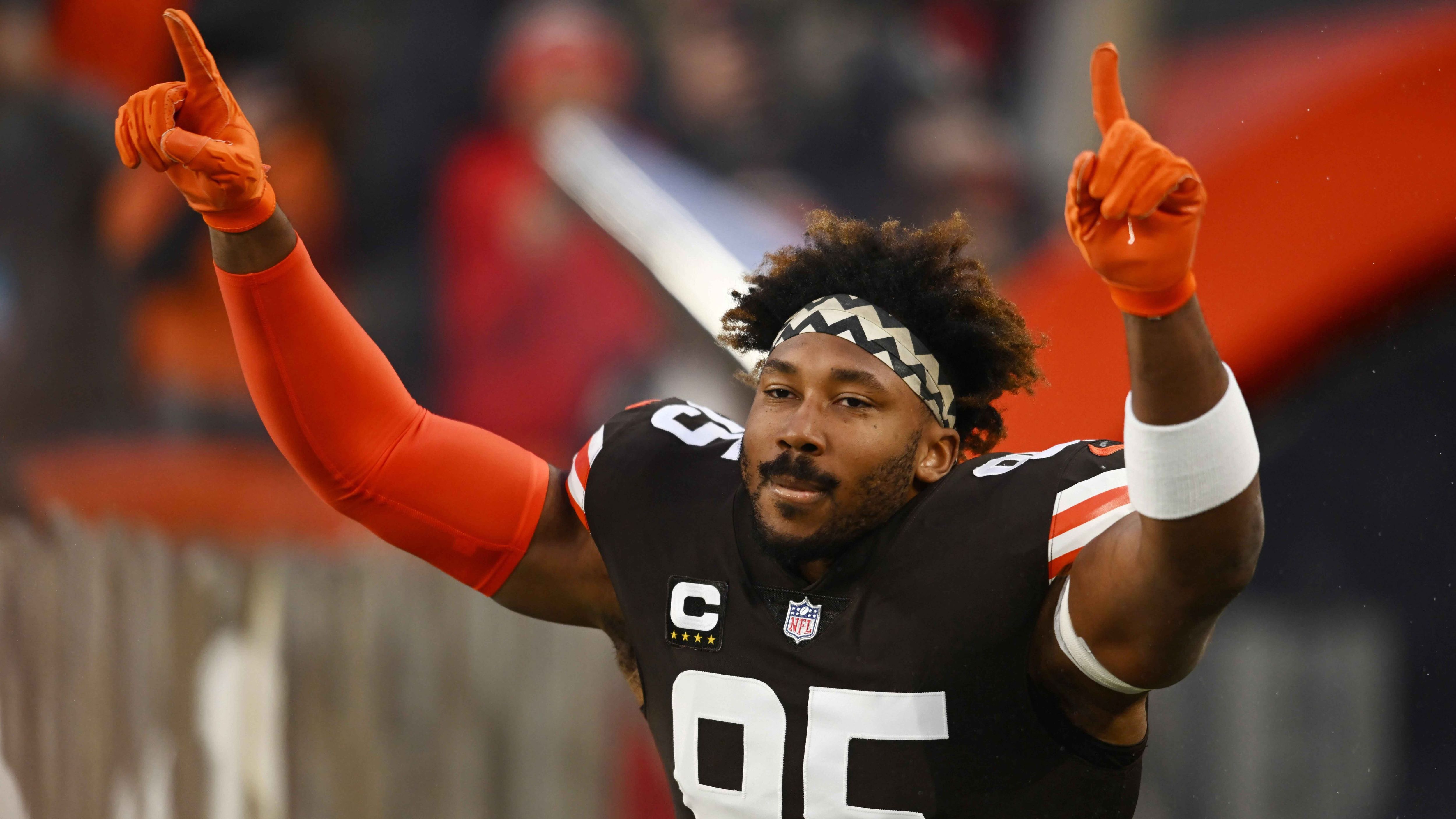 <strong>Cleveland Browns</strong><br>
                • Franchise-Rekord (all-time): Myles Garrett (2017-heute): 92,5<br>• Franchise-Rekord (eine Saison): Myles Garrett (2021, 2022): 16