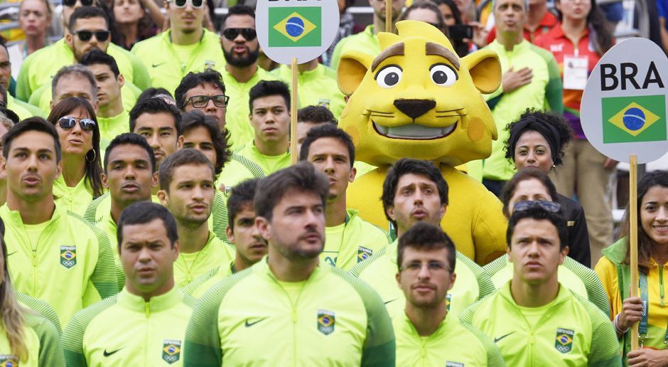 
                <strong>Größtes brasilianisches Team</strong><br>
                Mit der Rekordzahl von 462 Athleten geht Gastgeber Brasilien die Mission Olympia vom 5. bis 21. August in Rio de Janeiro an. Die vom Nationalen Olympischen Komitee (COB) veröffentliche Zahl übertrifft damit die bisherige Bestmarke von Peking 2008 mit 277 Sportlern um ein Vielfaches.
              