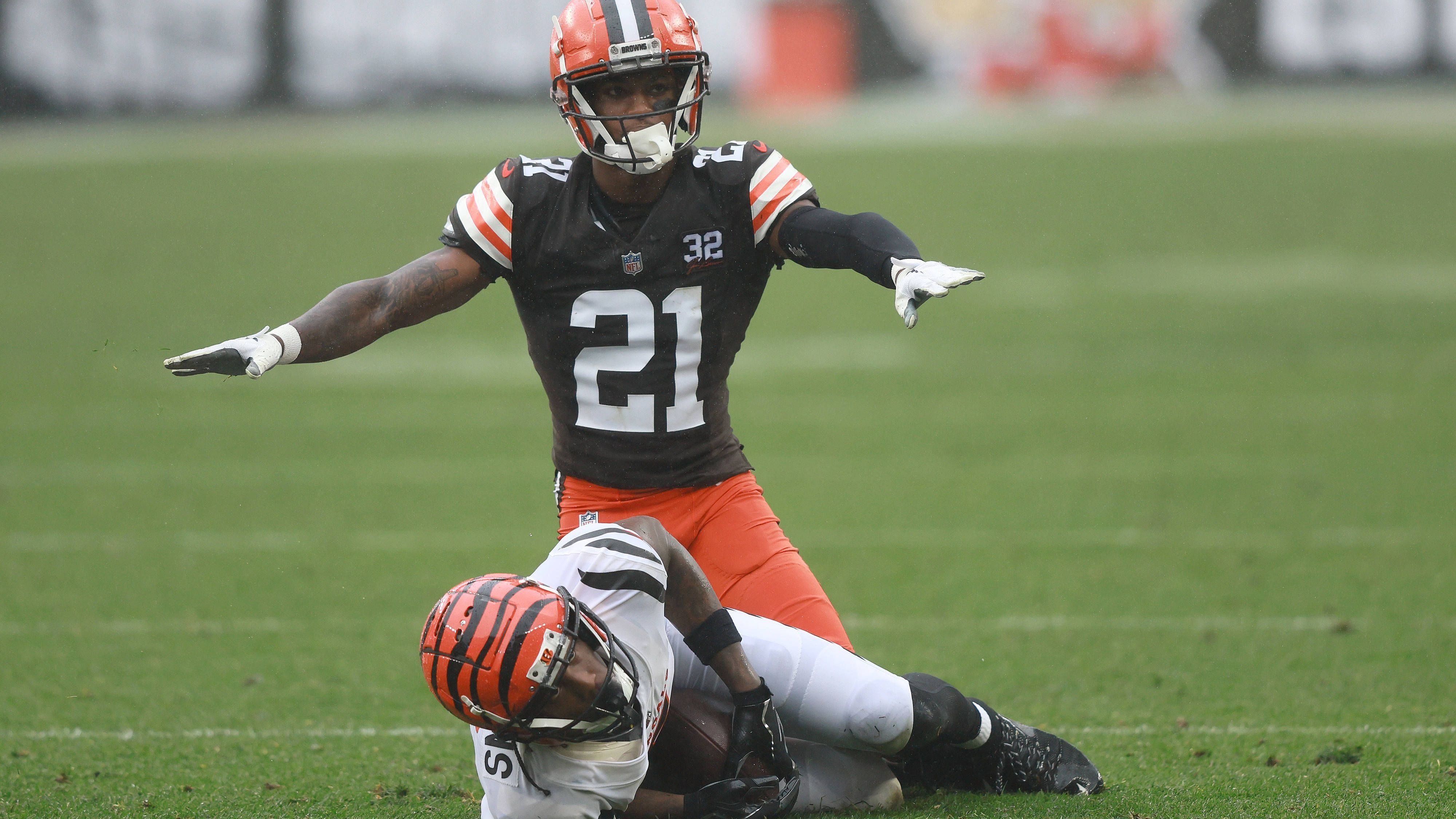 <strong>Platz 4: Denzel Ward (Cleveland Browns)</strong><br>Position: Cornerback<br>Targets: 66<br>Zugelassenes Passer Rating: 53,9