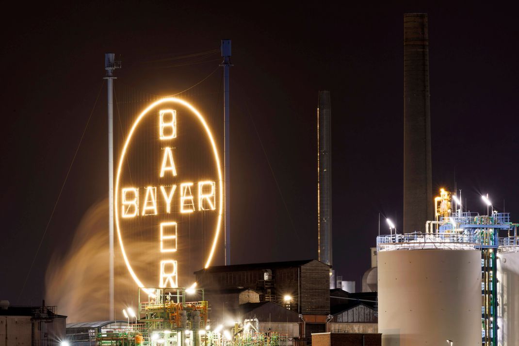 Die Aktie des Chemie- und Pharmaunternehmens Bayer verlor heute deutlich an Wert.