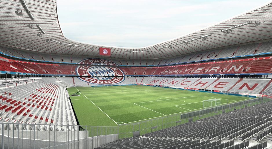 
                <strong>Rot und weiß! Das neue Bayern Stadion</strong><br>
                Die Umbaumaßnahmen bei den Sitzplätzen beginnen bereits 48 Stunden nach Ende des letzten Bundesligaspiels am 12. Mai. Die 25.000 grauen Sitze des Mittelrangs werden ansonsten komplett durch rote ersetzt.
              