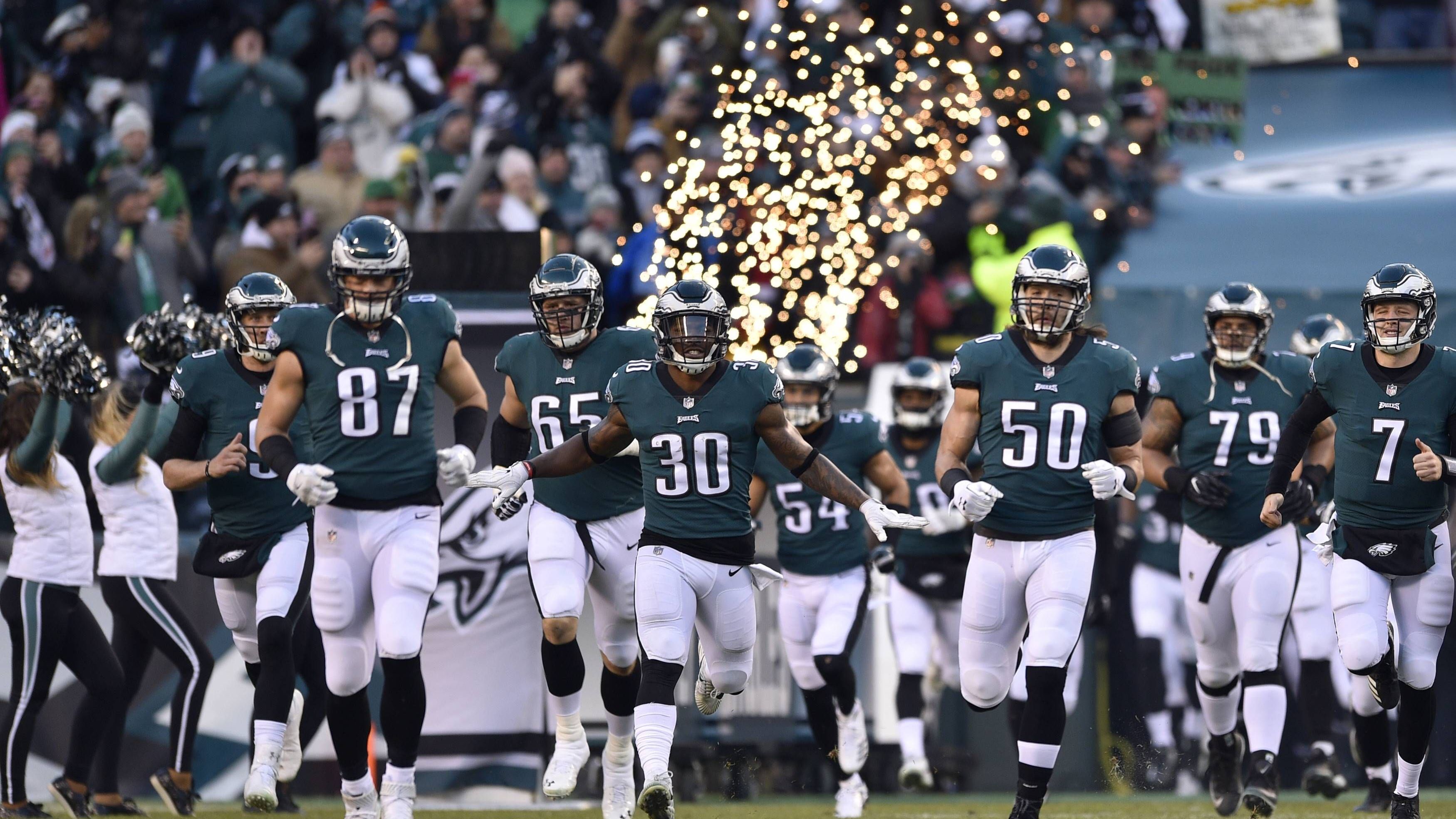 <strong>Platz 18: Philadelphia Eagles</strong><br>Playoff-Teilnahmen in Prozent: 32,97 Prozent<br>Anzahl der Playoff-Teilnahmen: 30<br>Gründungsjahr: 1933<br>Saisons: 91