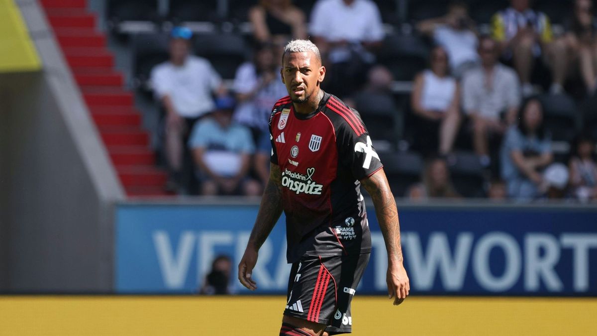 Letzte Station: Boateng im Trikot des Linzer ASK