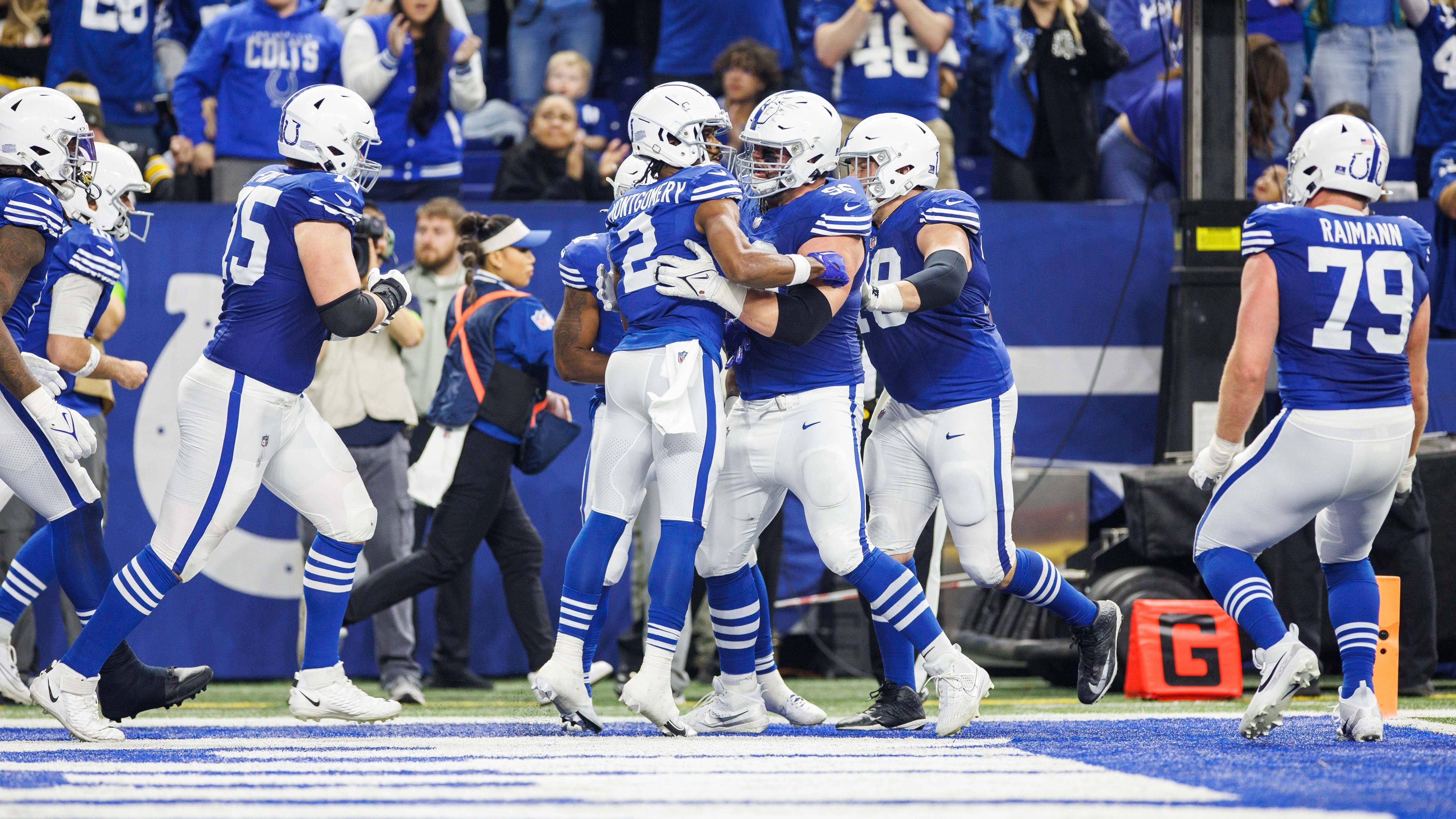 <strong>Platz 19 (geteilt): Indianapolis Colts</strong><br>Touchdownrate: 33 Prozent<br>Touchdowns insgesamt: 42