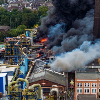 Brand in Duisburger Chemiewerk