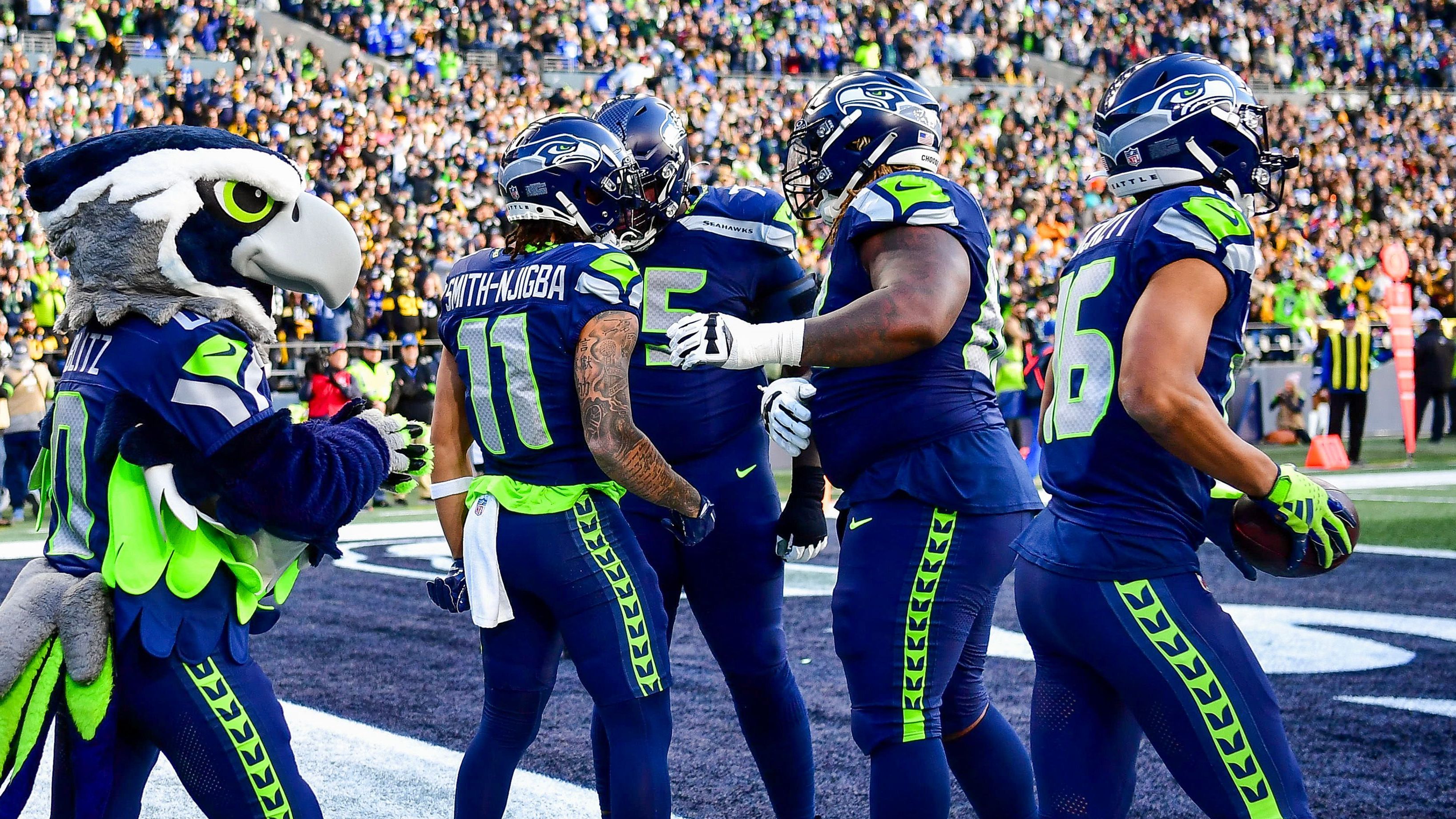 <strong>Platz 16 (geteilt): Seattle Seahawks</strong><br>Erfolgsquote: 20 Prozent<br>Touchdowns insgesamt: 34