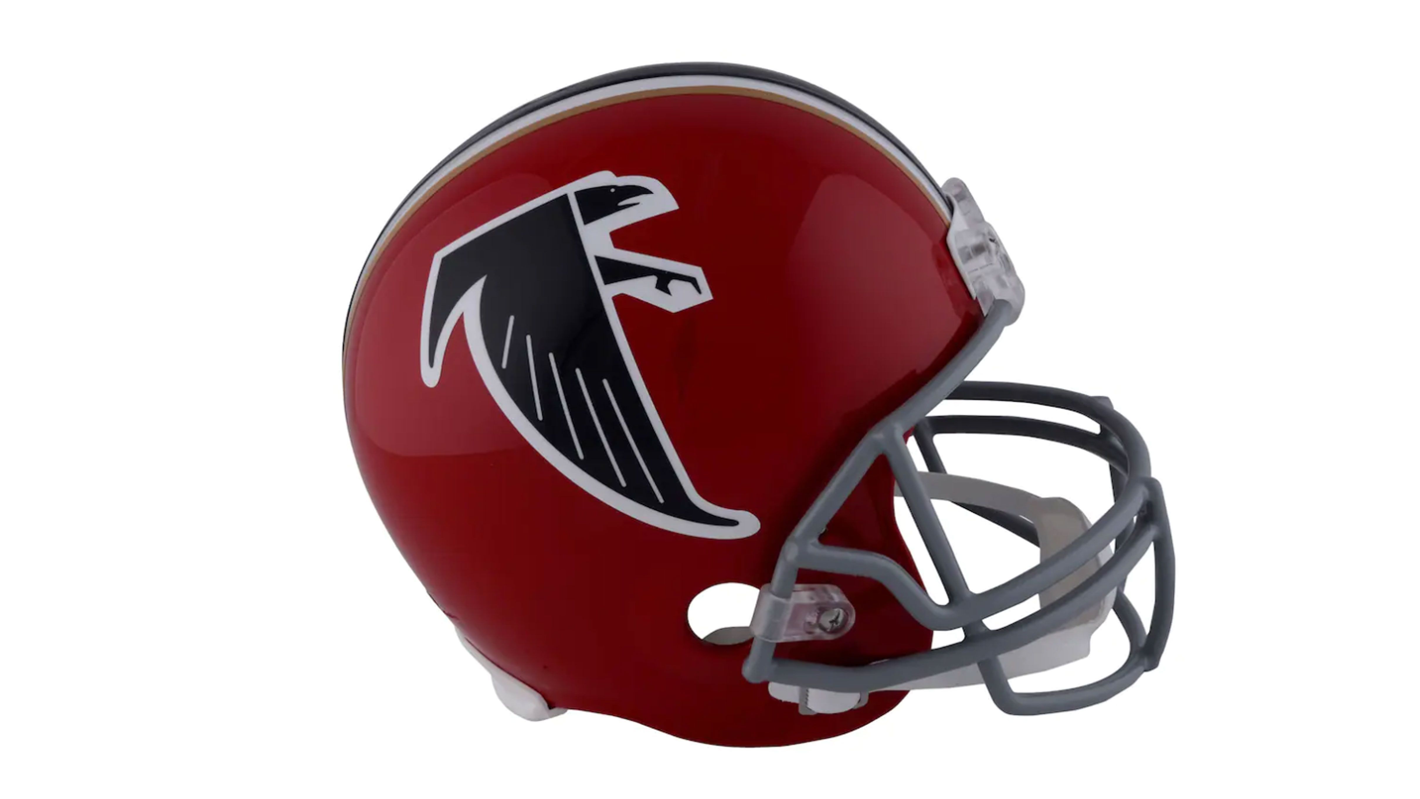 
                <strong>Atlanta Falcons</strong><br>
                Auch der Throwback-Helm der Falcons aus der Zeit zwischen 1966 und 1969 zieht die Blicke auf sich. Das Rot wäre eine willkommene Abwechslung in Atlanta, wo man zuletzt vorrangig mit schwarzen Helmen aufgelaufen ist.
              