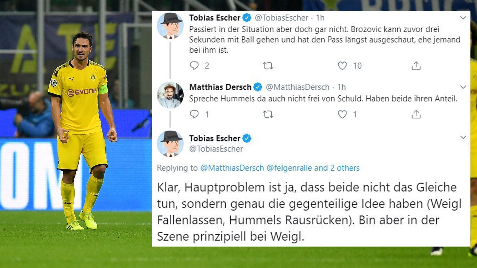 
                <strong>Eigentliches Problem aber: Fehlende Absprache</strong><br>
                Der nächste Journalist, Tobias Escher, mischt sich ein. Alle einigen sich darauf. Es ist die fehlende Absprache. Das war und ist das Problem.
              