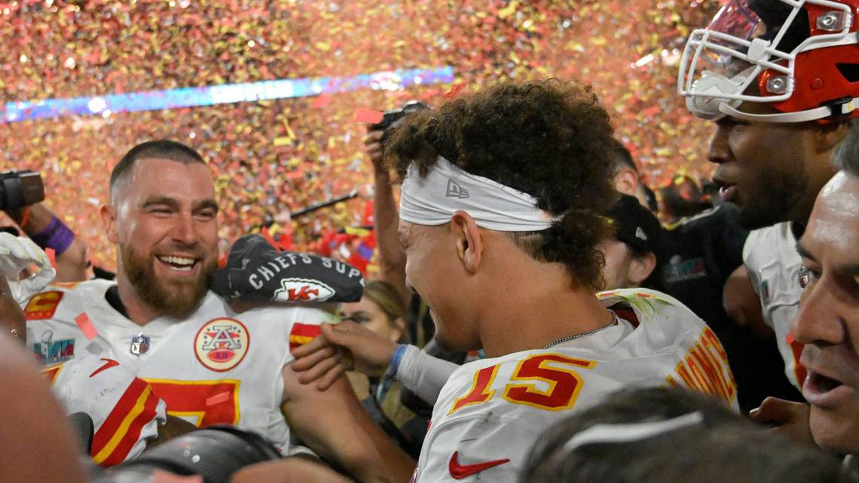 <strong>2023 - Kansas City Chiefs</strong><br>Endstand: 38:35 gegen die Philadelphia Eagles<br>Coach: Andy Reid<br>MVP: Patrick Mahomes
