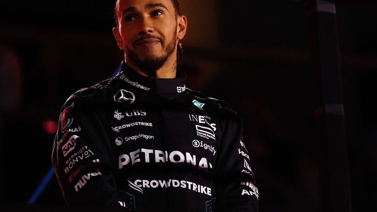 Podium, aber nicht ganz glücklich: Lewis Hamilton in Las Vegas