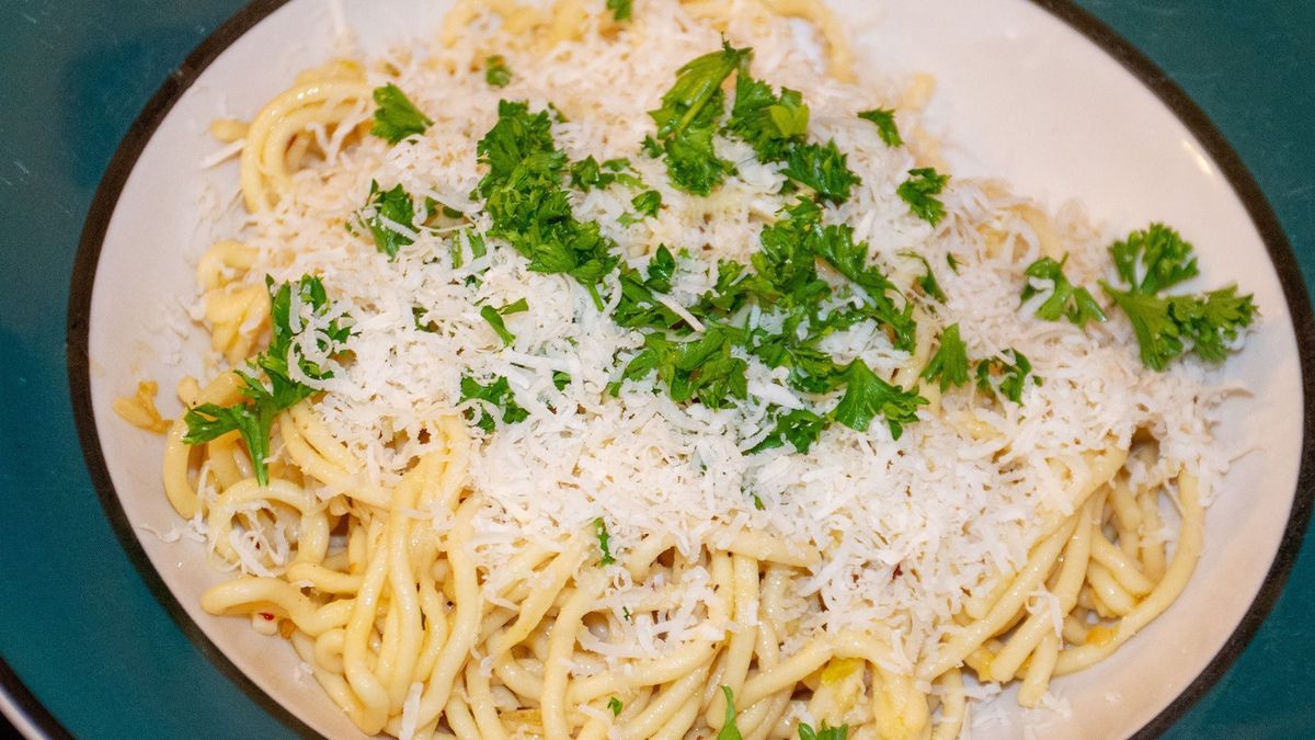 spaghetti aglio olio