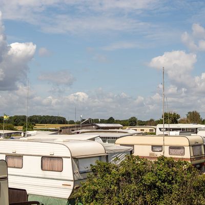 Camper am Ostseestrand