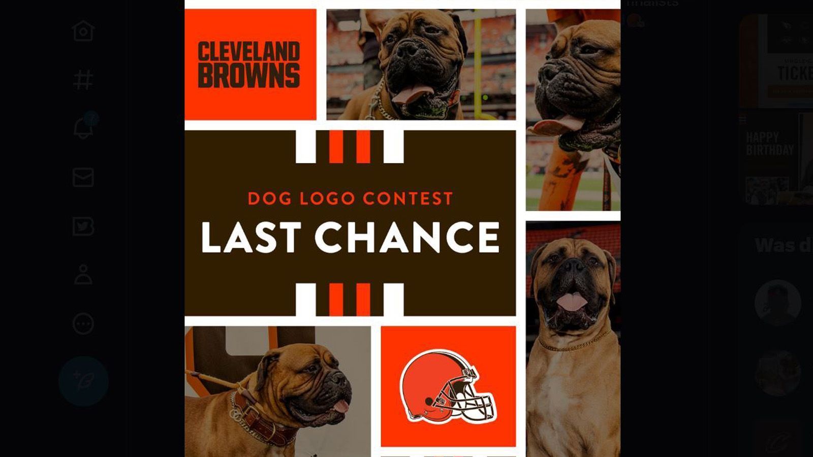 
                <strong>Cleveland Browns veranstalten Fan-Wettbewerb für neues "Dawg Pound"-Logo</strong><br>
                Für dieses Logo veranstalteten die Browns einen Fan-Wettbewerb, bei dem jeder sein Design auf der Website einreichen und abstimmen konnte. Bereits vergangene Saison ließen die Browns ihre Fans mitbestimmen und das Logo von "Brownie the Elf" neu gestalten. Insgesamt 389 Einträge wurden für den neuen "Dawg Pound" eingereicht, die fünf bestbewerteten traten in einem Voting erneut gegeneinander an. ran zeigt die anderen vier Finalisten.
              