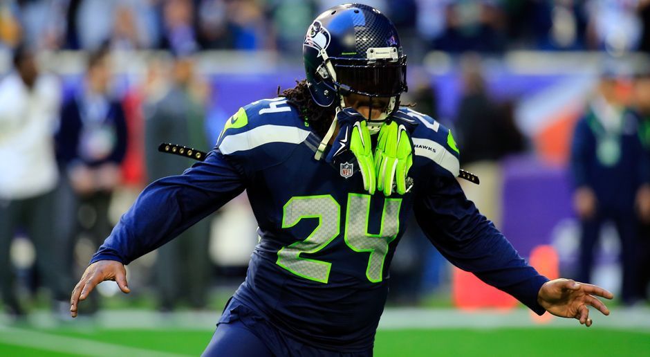 
                <strong>Marshawn Lynch (Seattle Seahawks)</strong><br>
                ... Marshawn Lynch (Seattle Seahawks): "Er ist einfach ein Biest. Wahnsinn, wie er sich immer in Richtung Endzone kämpft. Marshawn geht dahin, wo's weh tut. Er redet nicht viel, sondern überzeugt durch Leistung." 
              