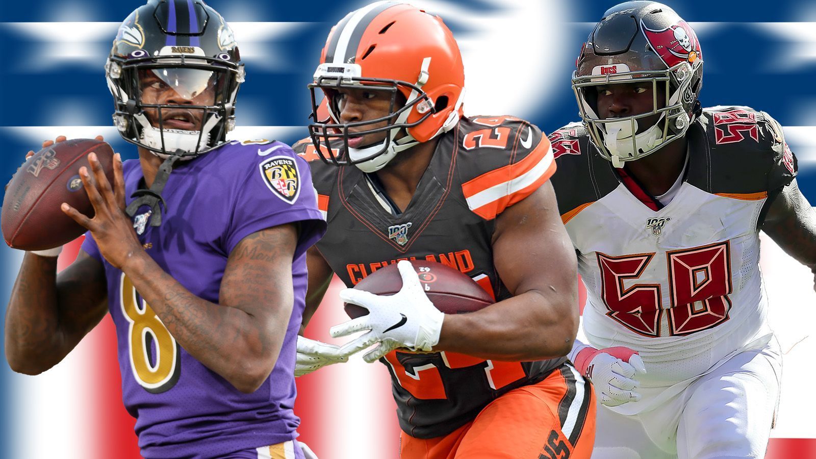 
                <strong>Die League Leaders der NFL-Saison 2019</strong><br>
                Die NFL-Saison 2019 ist eine ganz besondere, denn die Liga feiert ihren 100. Geburtstag. Entsprechend sind Rekorde für diese Spielzeit wohl noch ein bisschen begehrter als in anderen Jahren. ran.de zeigt euch, wer in der Regular Season nach Week 15 die meisten Touchdown-Pässe gefangen, die meisten Field Goals verwandelt oder die meisten Sacks gesammelt hat. (Alle Statistiken und mehr sind auch bei uns im Datencenter nachzulesen.)
              