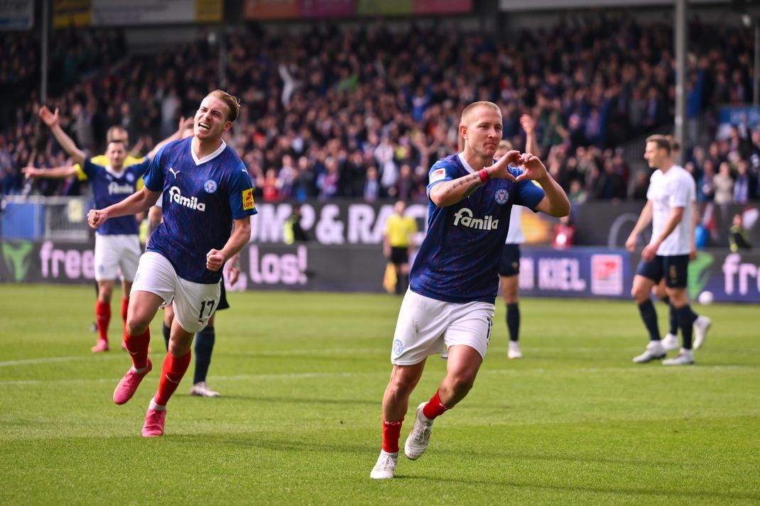 Grund zur Freude für Holstein Kiel
