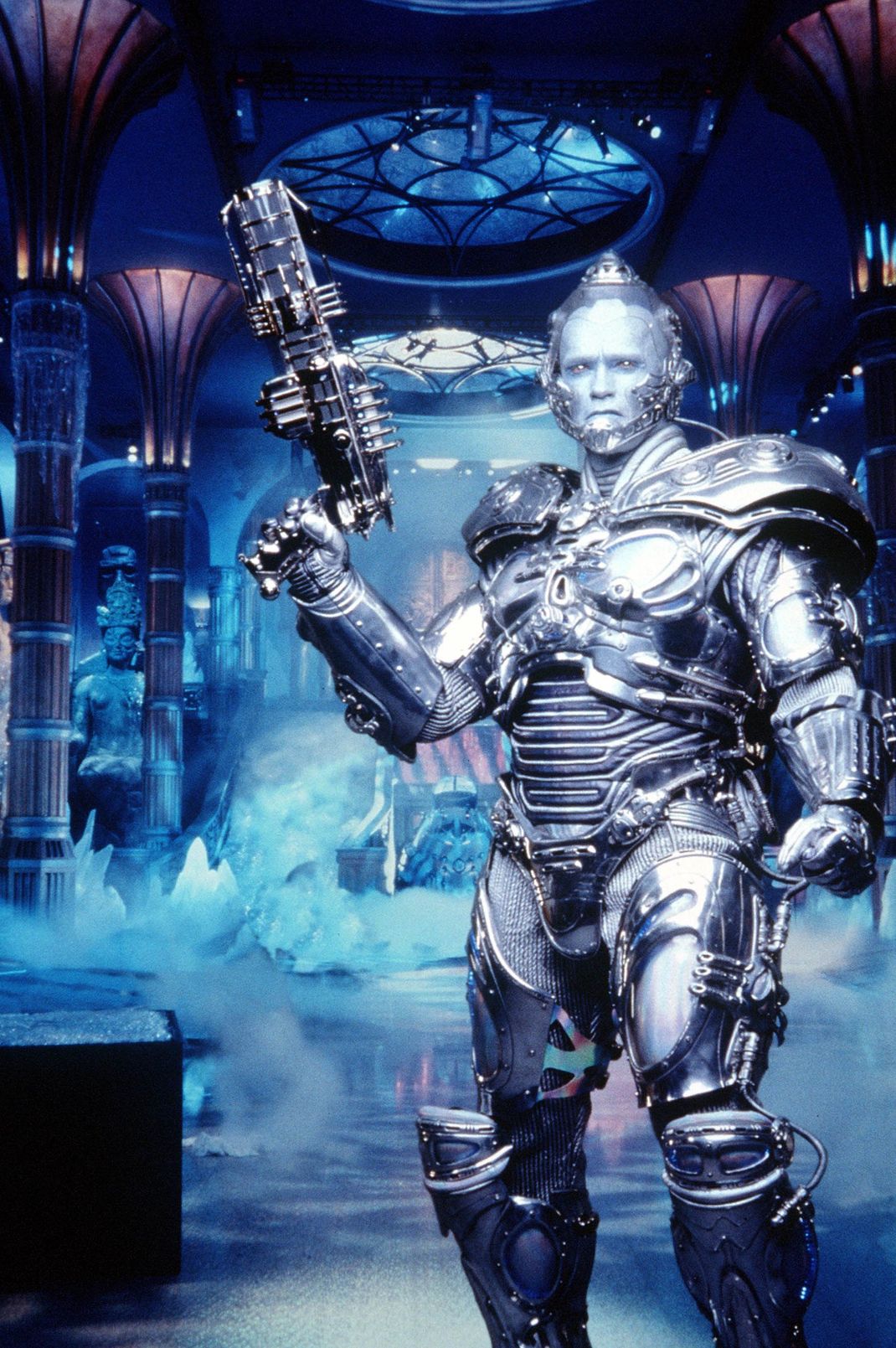 Das Kostüm von "Mr Freeze" (Arnold Schwarzenegger) in "Batman und Robin" (1997) kann sich wirklich sehen lassen.