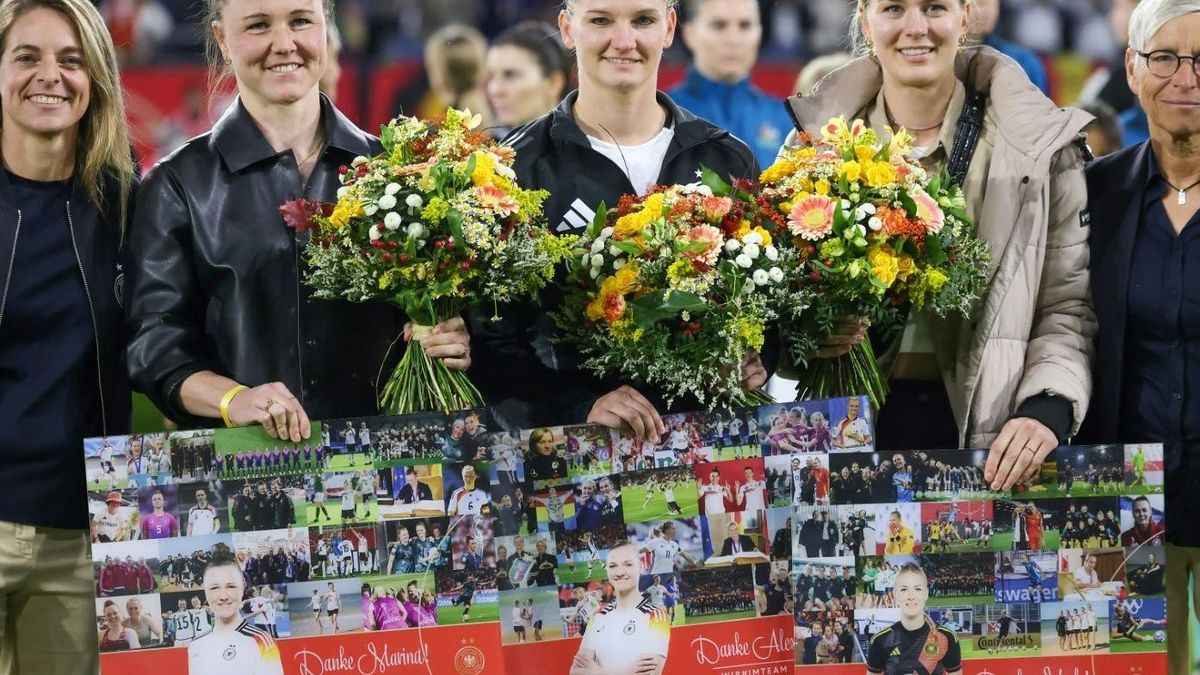 DFB-Abschied Ende Oktober: Merle Frohms (r.)