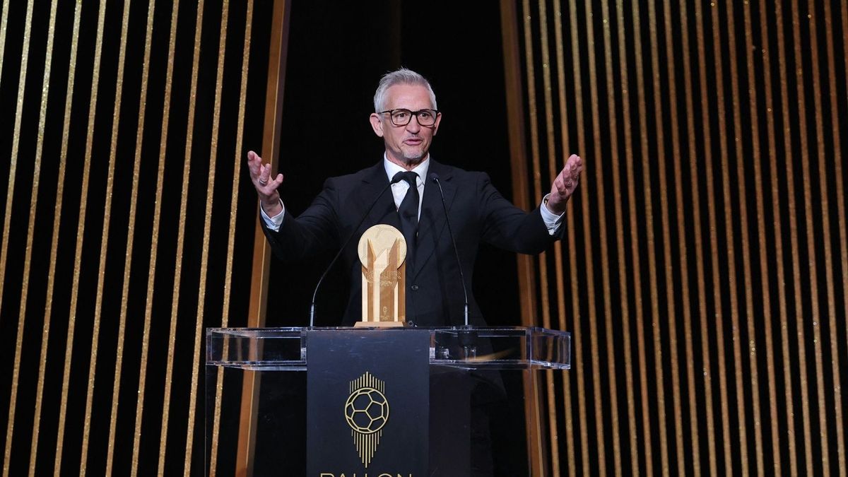Gary Lineker beim Ballon d&apos;Or 2023