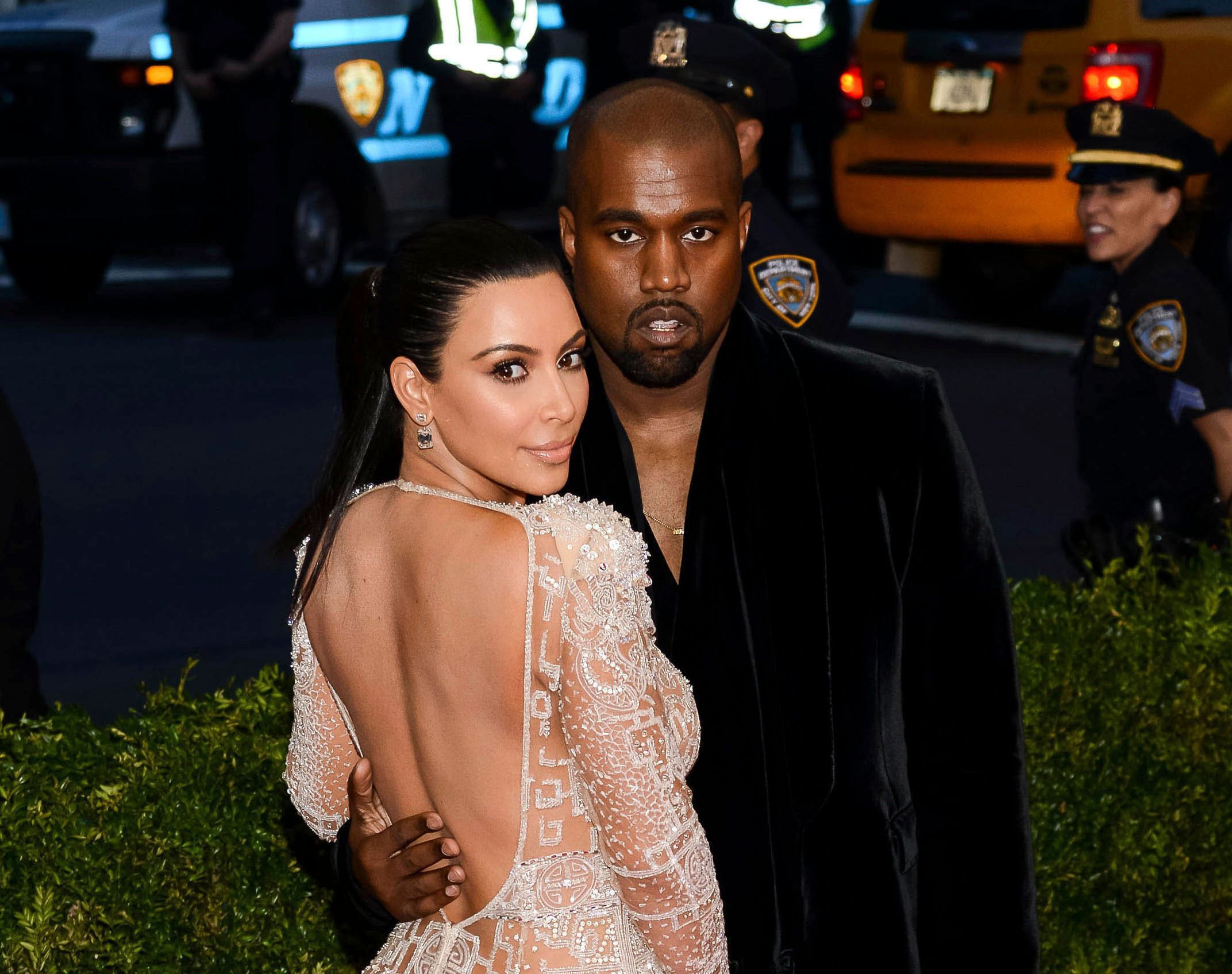 Hier war das Paar der Superklasse Kim Kardashian und Kanye West noch in Love.