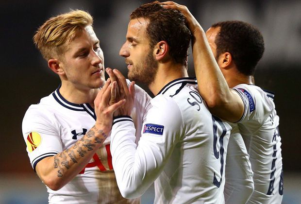
                <strong>Tottenham Hotspur</strong><br>
                Lewis Holtby (links) und seine Tottenham Hotspurs haben sich für die Europa League qualifiziert.
              